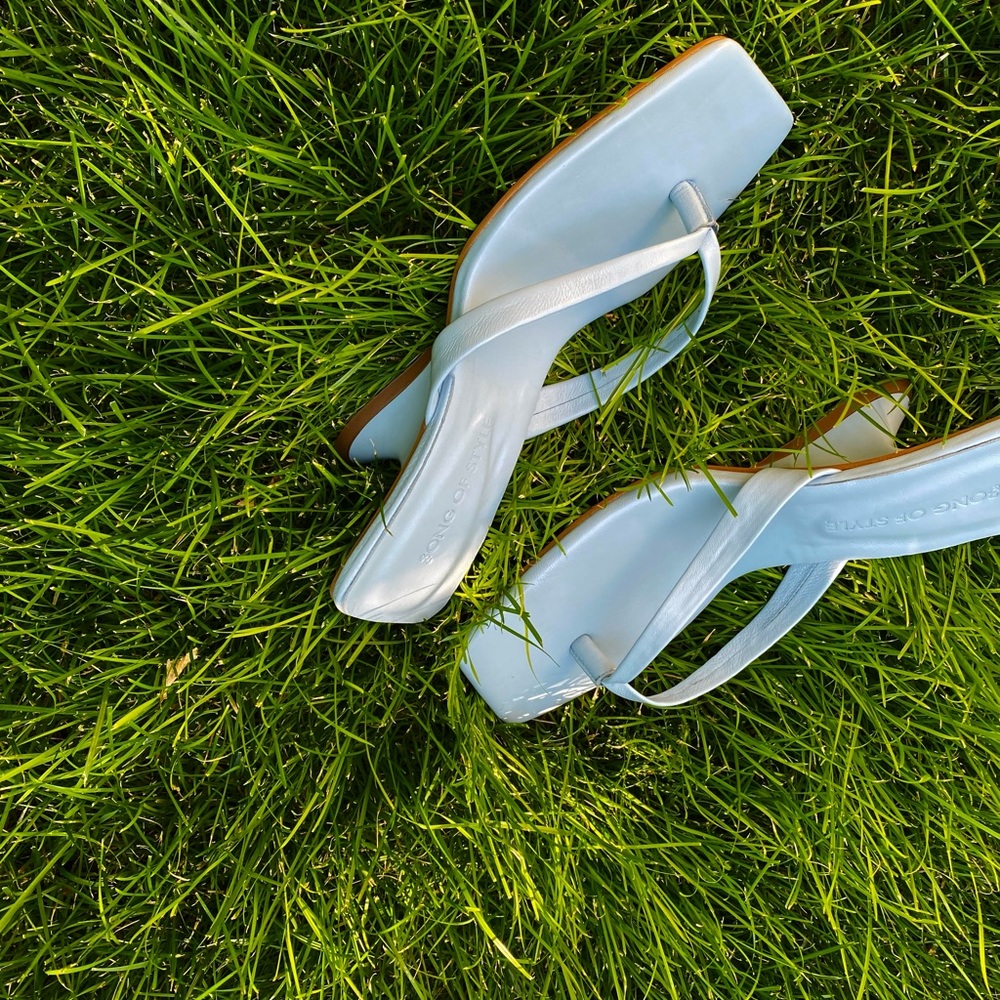 Blue heels